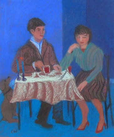 Meal by Candlelight - Claudia Williams