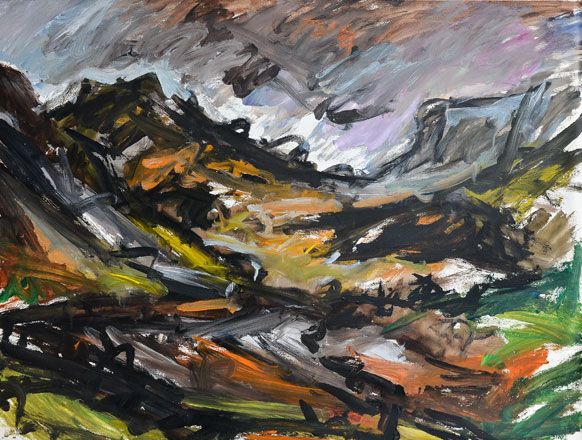 Damp Evening, Nant Ffrancon Valley - Peter Prendergast