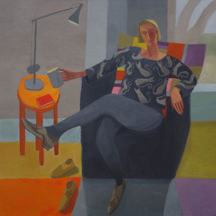 Portrait in Tub Chair - Mary Mabbutt