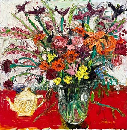 Teapot and Tiger Lilies - Shani Rhys James