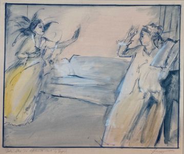 Study for Degas, La Repetition de Chant